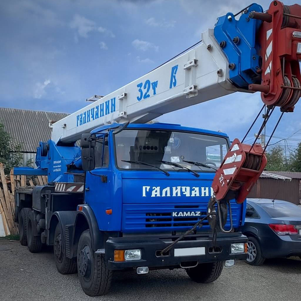 Автокран Галичанин 32 тонны